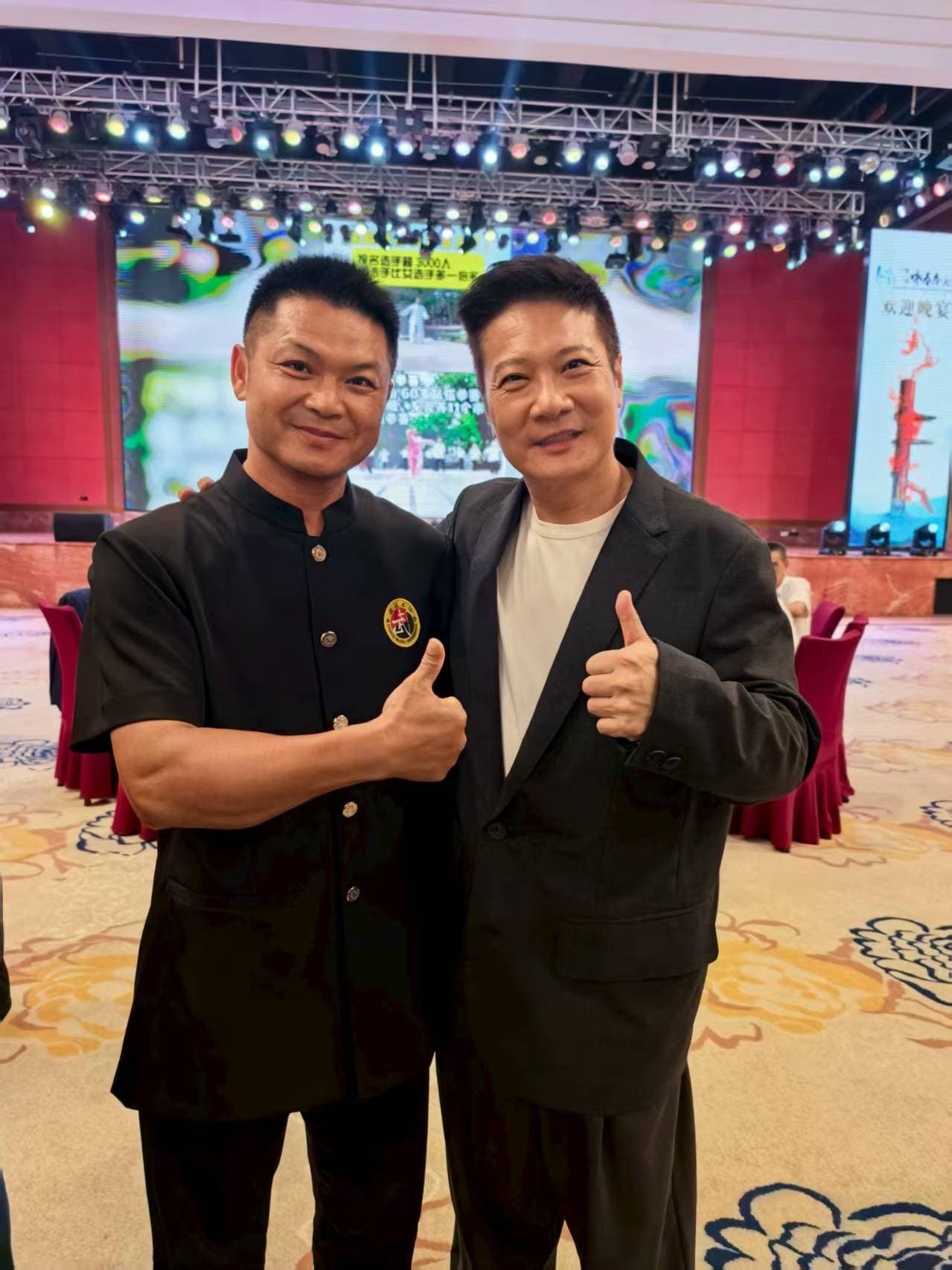 明星与刘冠良师傅合照